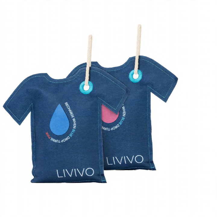 Silicone desiccant bags for moisture regulation