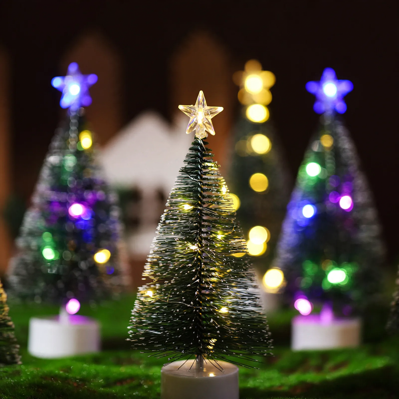 Mini Christmas tree made of pine needles, 17 cm
