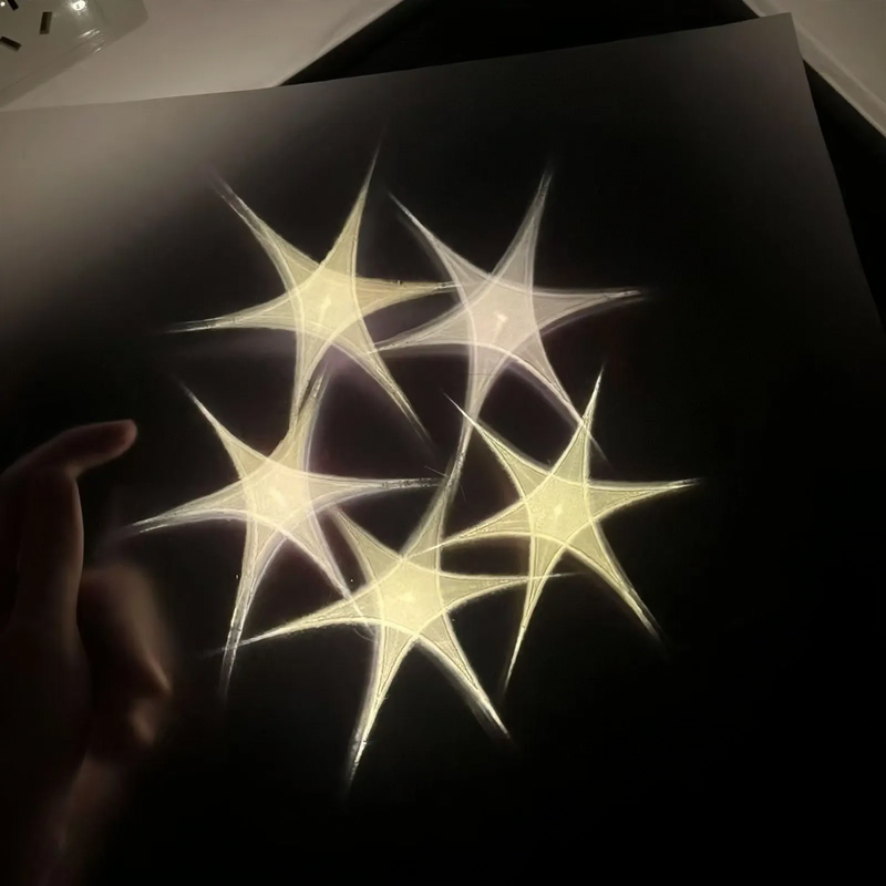 3D Light film for star lamps, various sizes