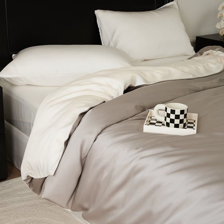 Duvet cover, Lyocell, Solid color
