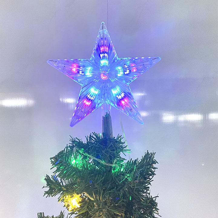 LED Christmas Tree Top Star, 20 cm, illuminated