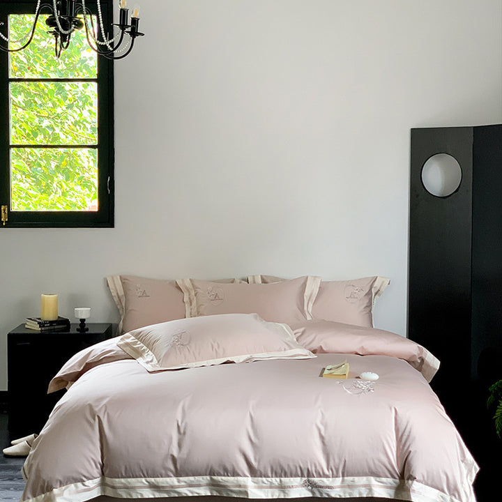 Luxury Long Staple Cotton Bed Linen Set, 120s Quality