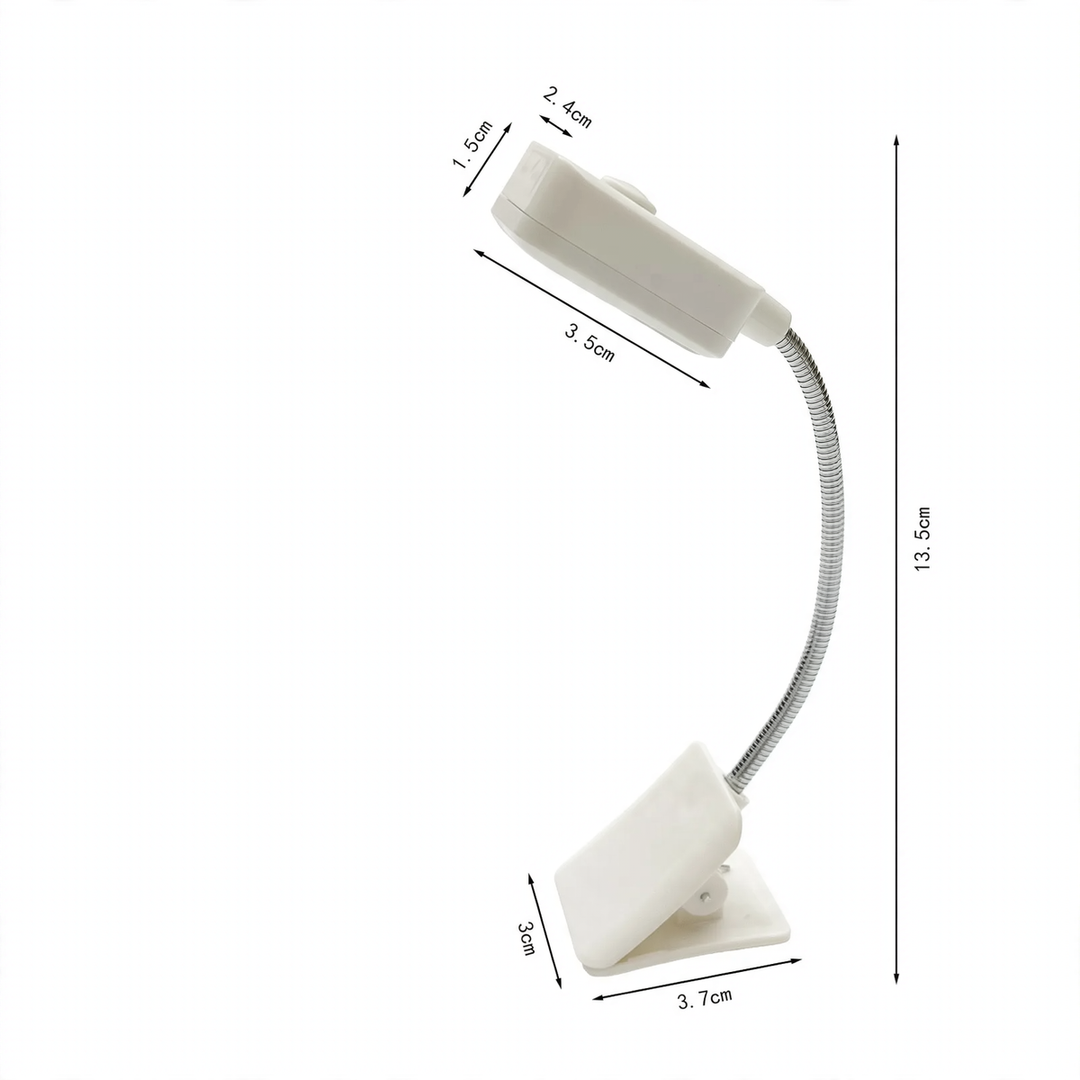 Mini-LED-Clip light with flexible neck