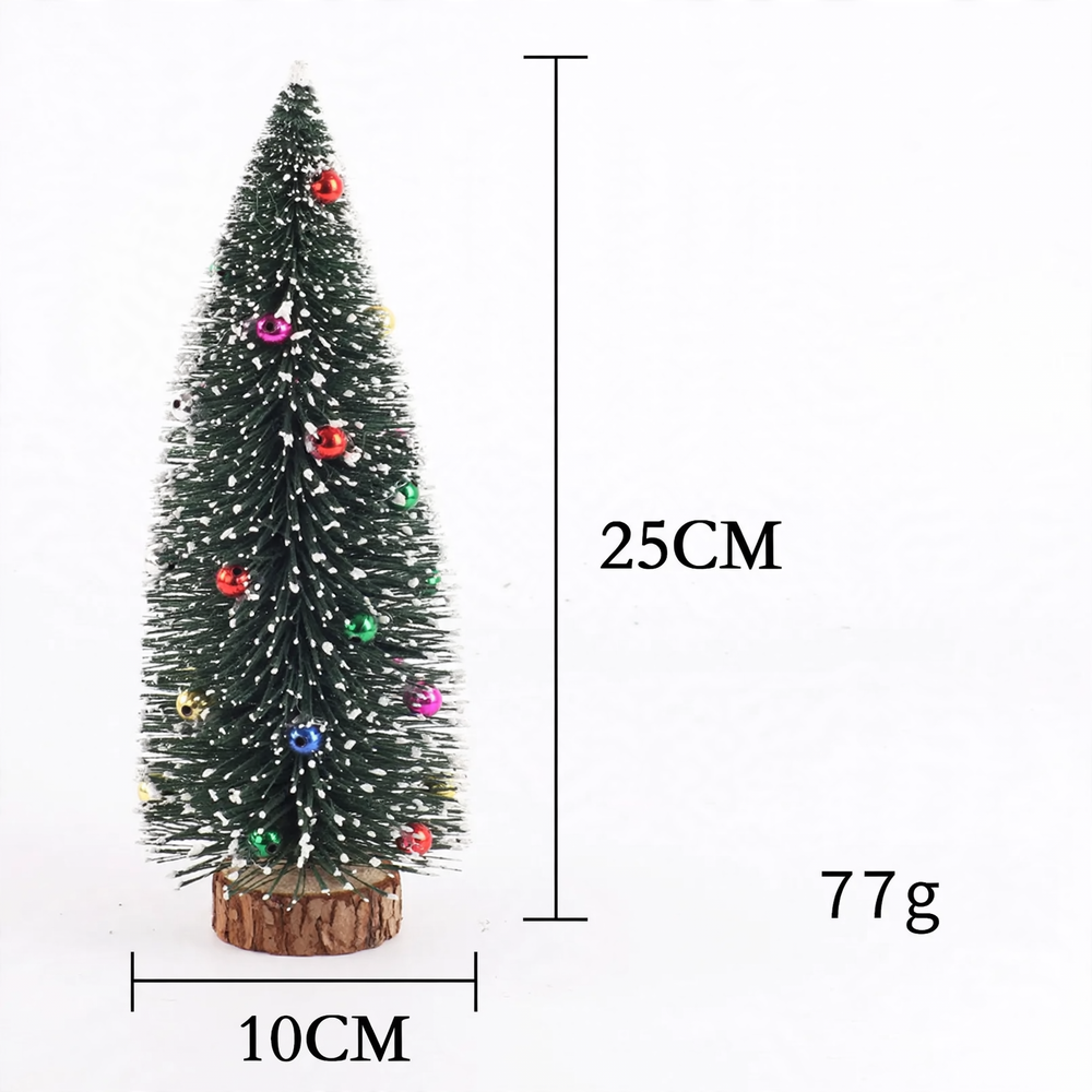 Mini Christmas tree with snow effect
