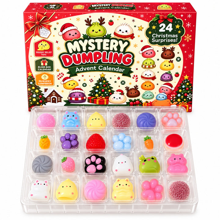DIY Christmas Advent Calendar with Anti-Stress Toys