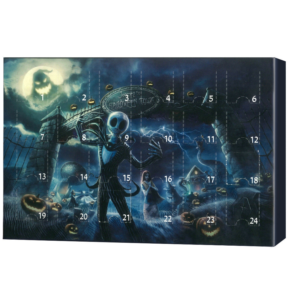 Halloween Advent Calendar with 24 Surprise Figures