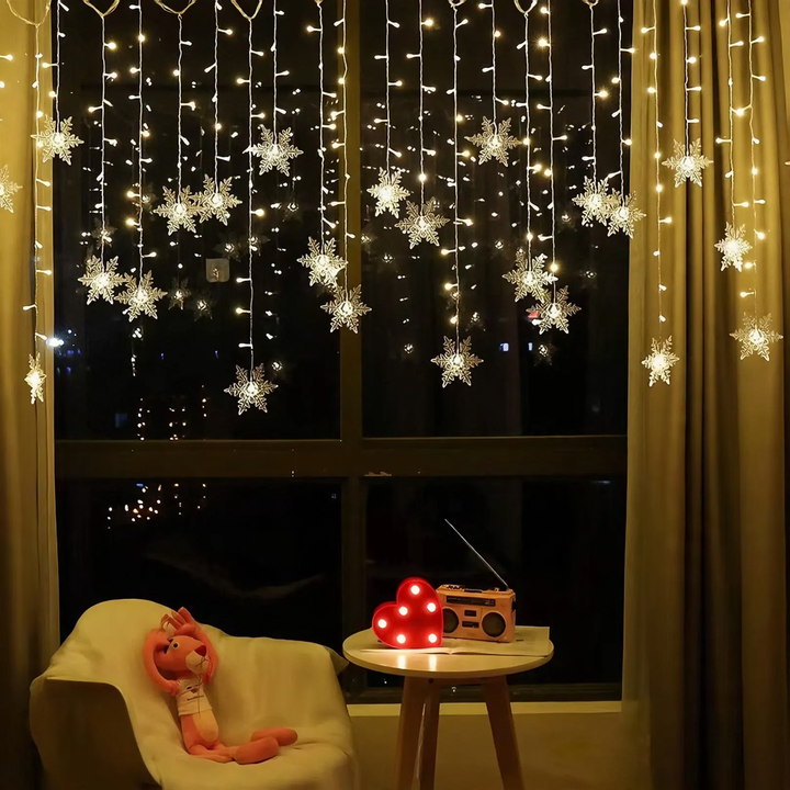 LED Icicle Light Curtain for Window Decoration