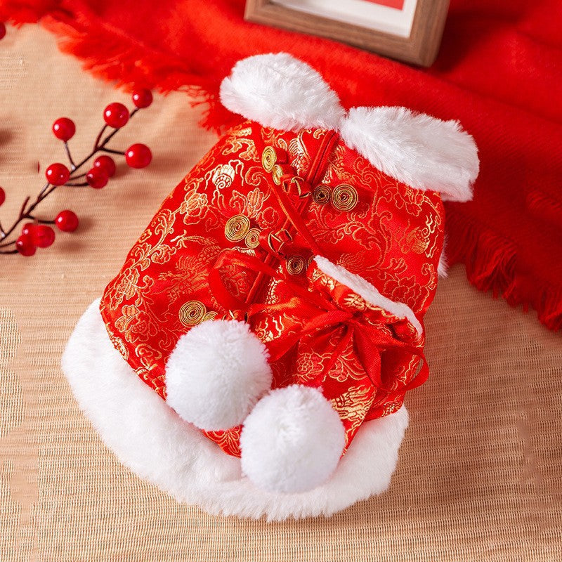 Chinese holiday clothing for small dogs