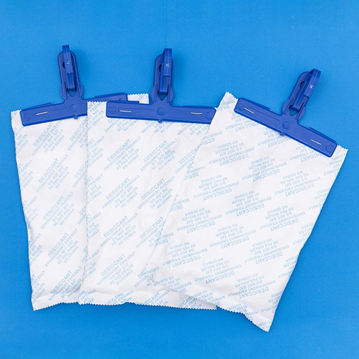 Calcium chloride desiccant for containers