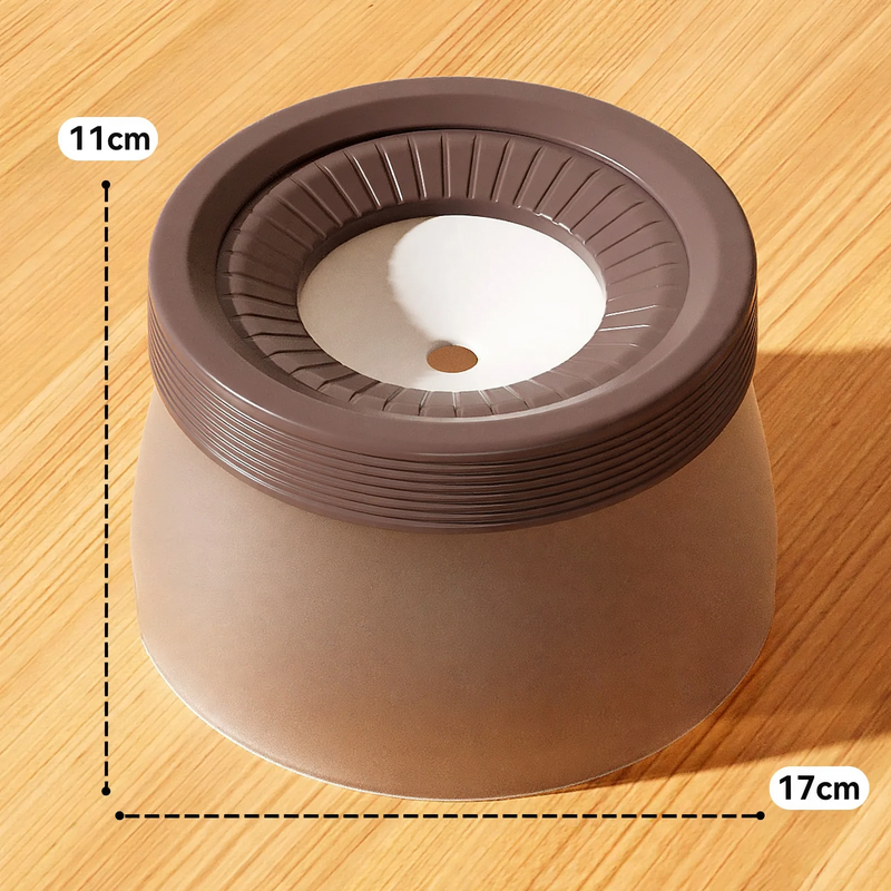 Floating water bowl for large dogs, 600–1200 ml