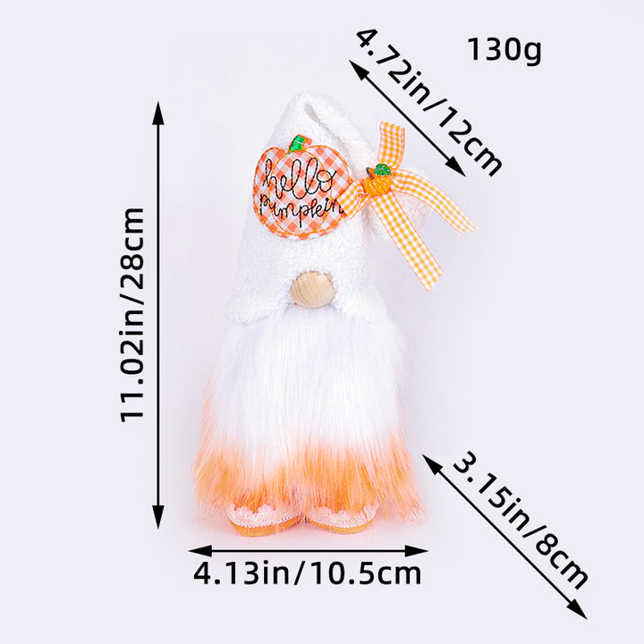 Decorative gnome figure for autumn and Christmas
