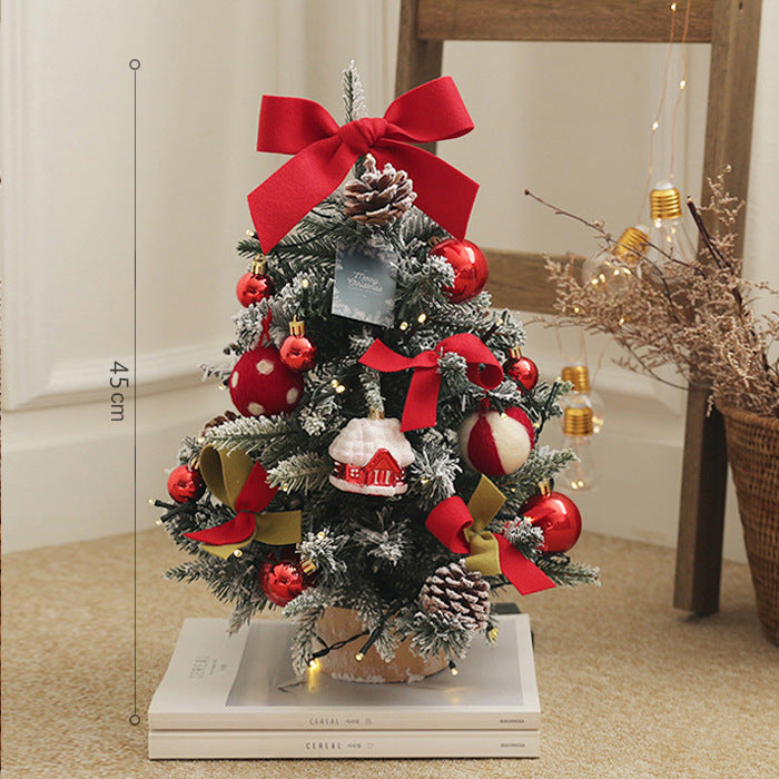 Artificial Christmas tree with lighting, PE, 40-90 cm
