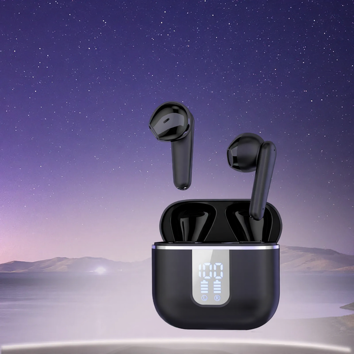 Half-open Bluetooth earbuds, noise cancellation, sports