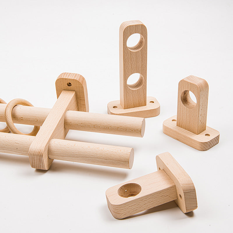 Wooden curtain rod, modern, simple