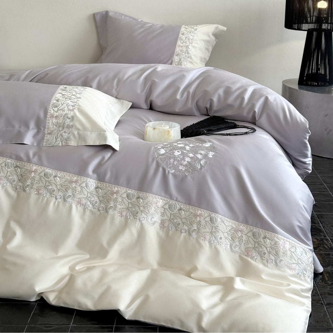 Romantic bedding set made of Egyptian long-staple cotton