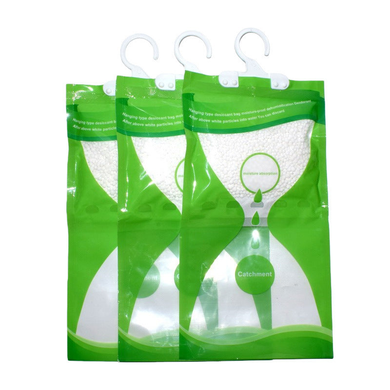 Fragrant dehumidifying bag with calcium chloride