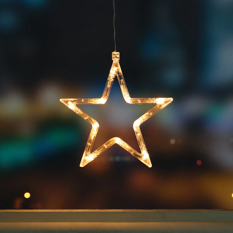 LED hanging decoration for windows and rooms