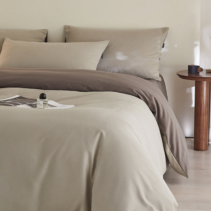 Brushed Cotton Bedding Set, 100 Thread Count