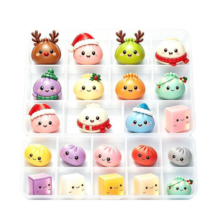 Christmas Advent Calendar with 24 Anti-Stress Toys
