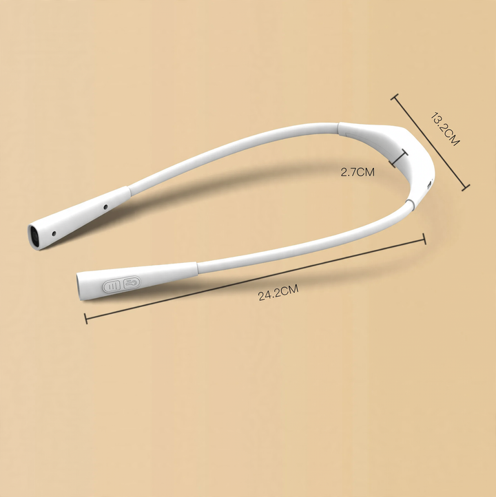 Portable neck reading lamp with 4 color temperatures