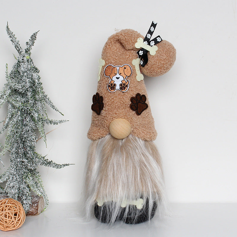 Decorative gnome figure for autumn and Christmas
