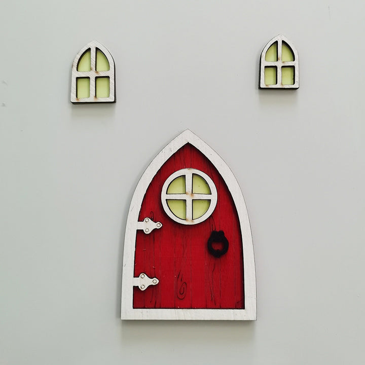 Miniature Elf Door for Dollhouses, 10 cm