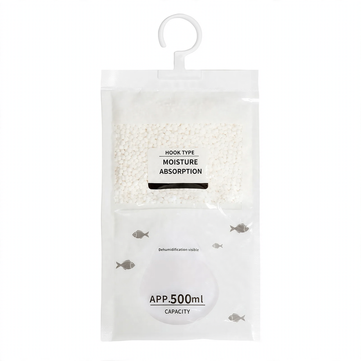 Hanging fragrance dehumidifier bag for the wardrobe