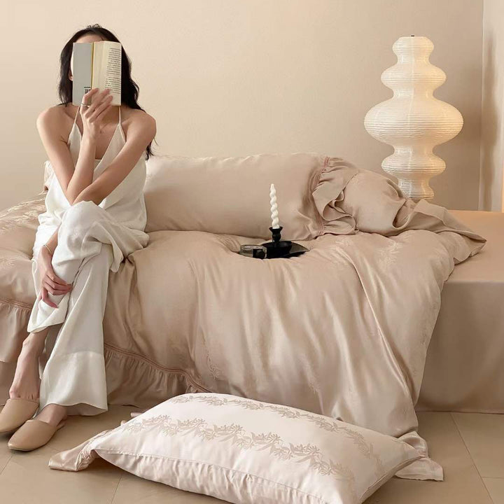Luxurious Lyocell bedding set in French style