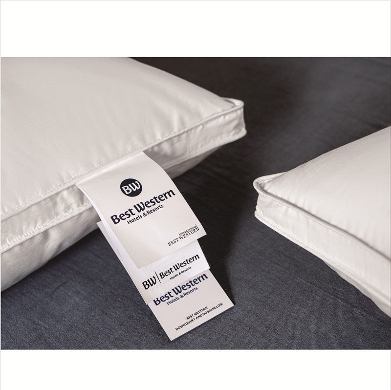Goose down pillow for hotel comfort