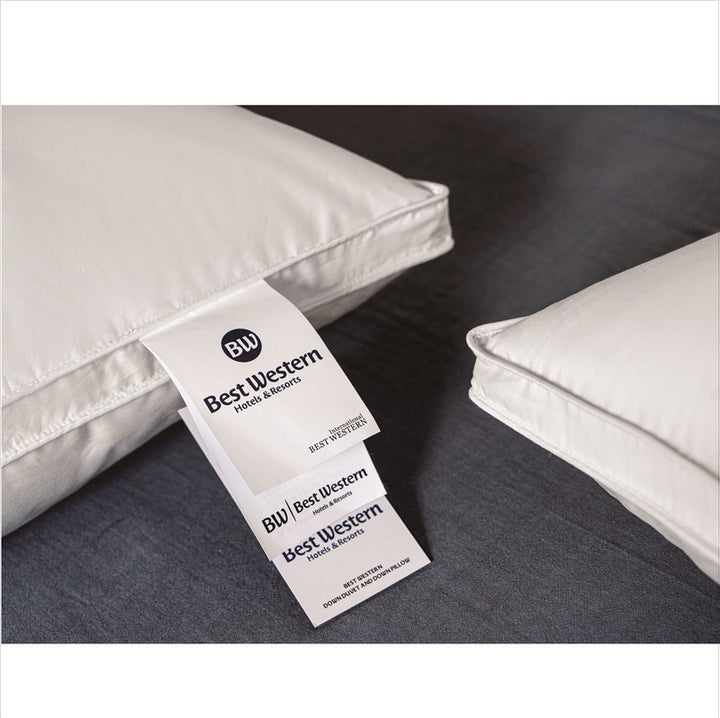 Goose down pillow for hotel comfort