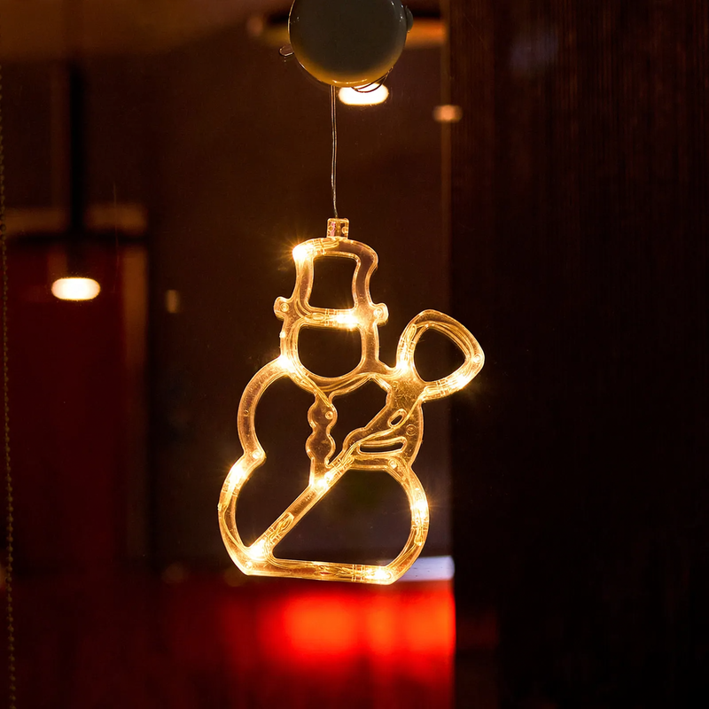 LED window decoration light with suction cup