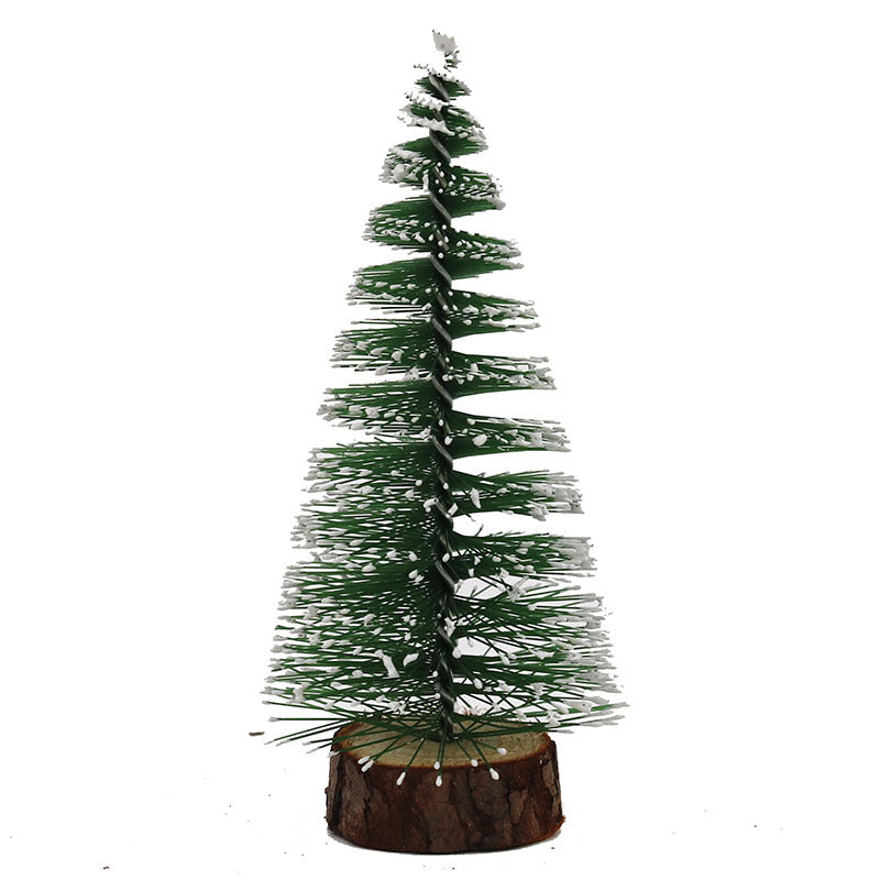 Mini Christmas tree with pine needle look