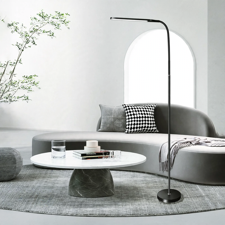 LED full spectrum floor lamp with honeycomb light technology