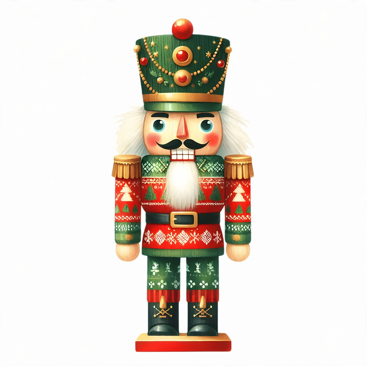 Nutcracker wooden sign for garden and entrance