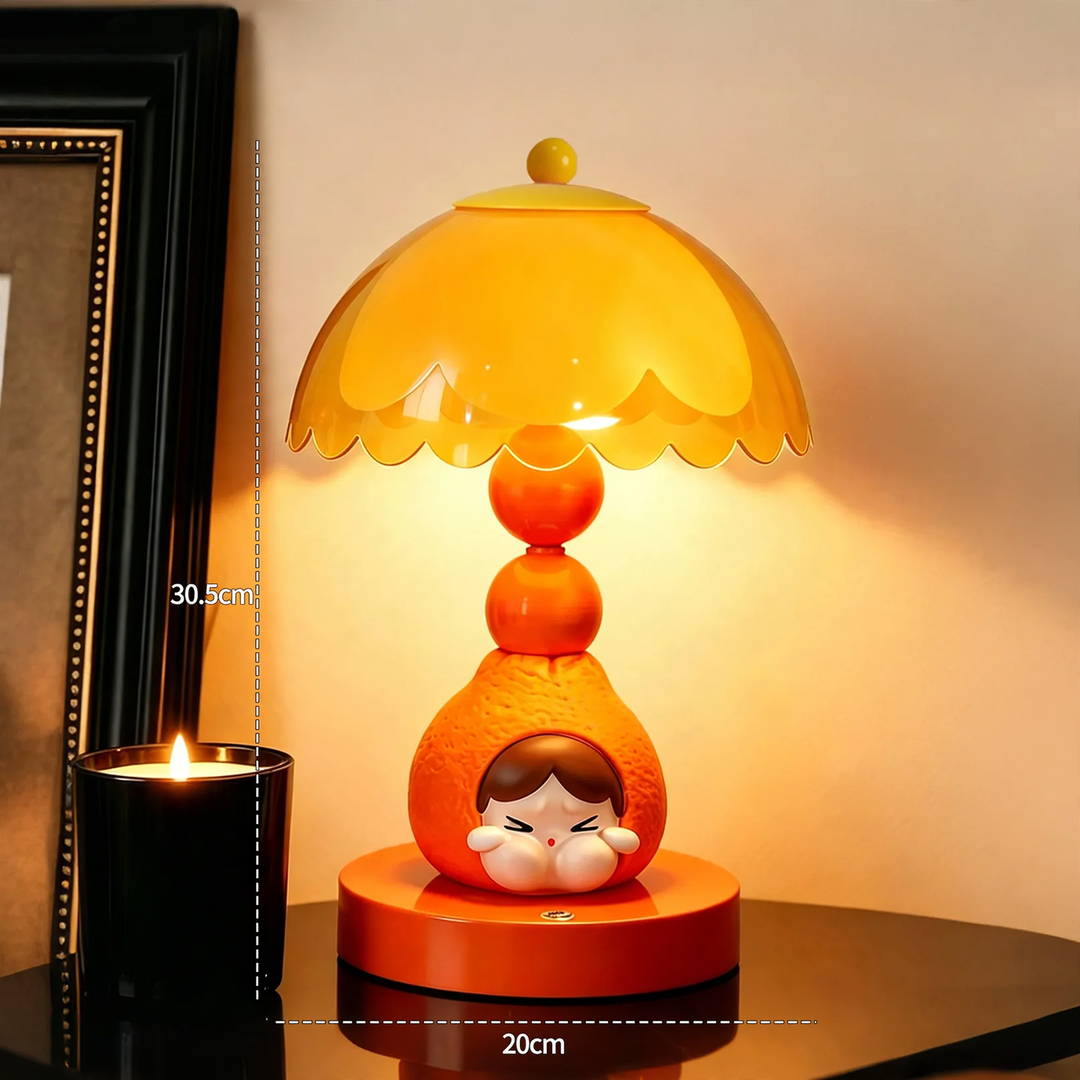 Mandarin table lamp in cartoon design