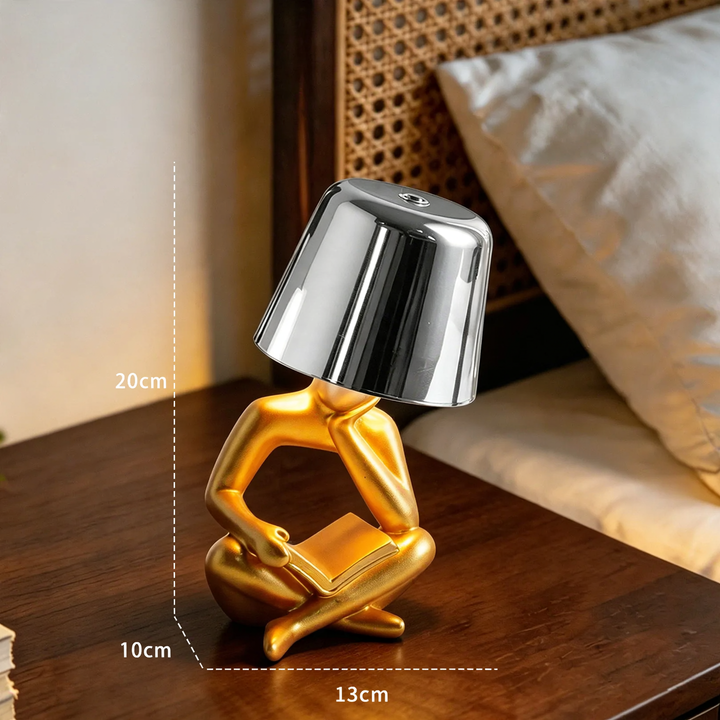 Abstract Reading Figure Table Lamp