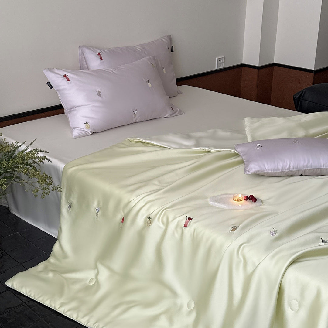 Lyocell summer blanket, 60 thread count, 4-piece