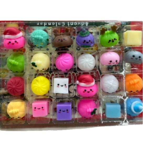 Christmas Advent Calendar with 24 Surprise Toys