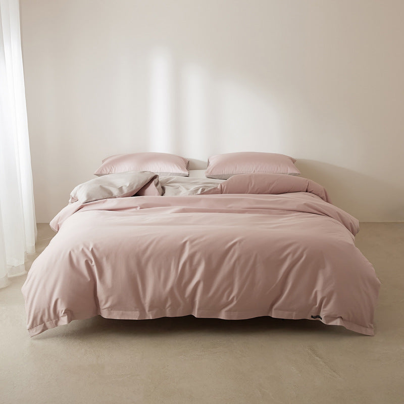 Long staple cotton duvet cover, single piece