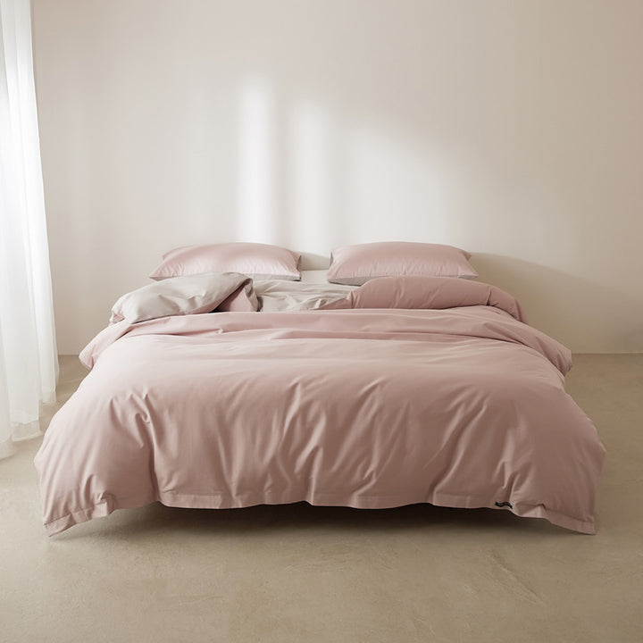 Long staple cotton duvet cover, single piece