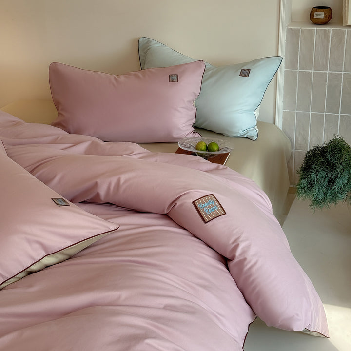 Winter bedding set made of long-staple camel hair, 100 cotton
