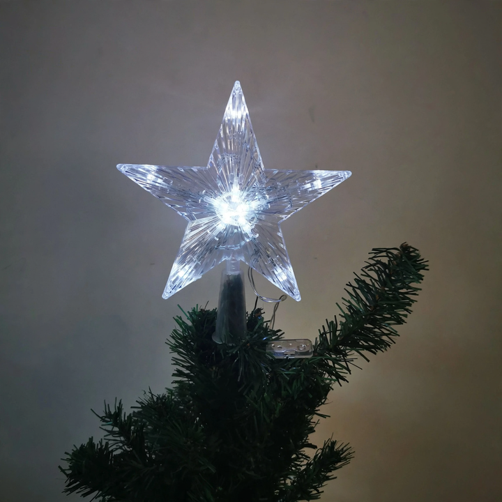 LED Christmas Tree Star Topper with Lighting