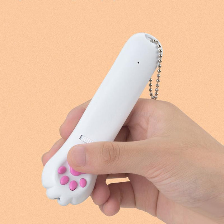 PurrPlay USB rechargeable cat laser toy – Interactive LED light with 4 patterns | Stornfield