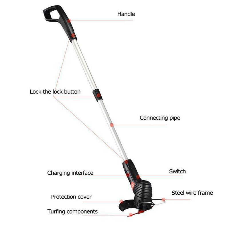 Portable Smart Wireless Electric Lawn Mower/Trimmer & Edger | Stornfield