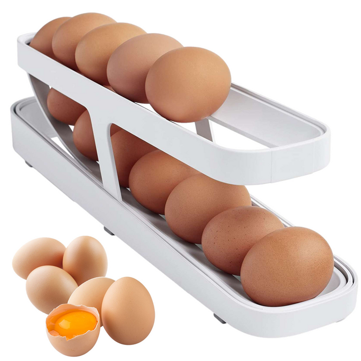Automatic Scroll Egg Shelf Holder Storage Box | Stornfield