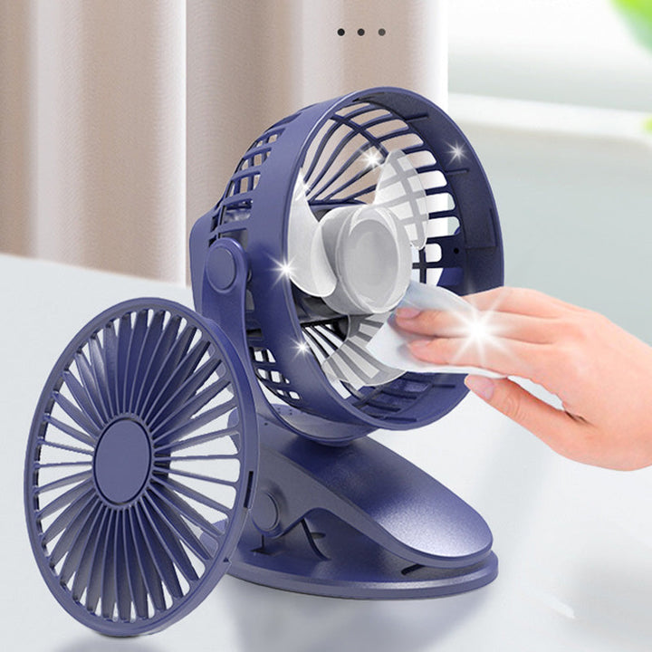 Clip Type USB Rechargeable Mini Electric Fan | Stornfield