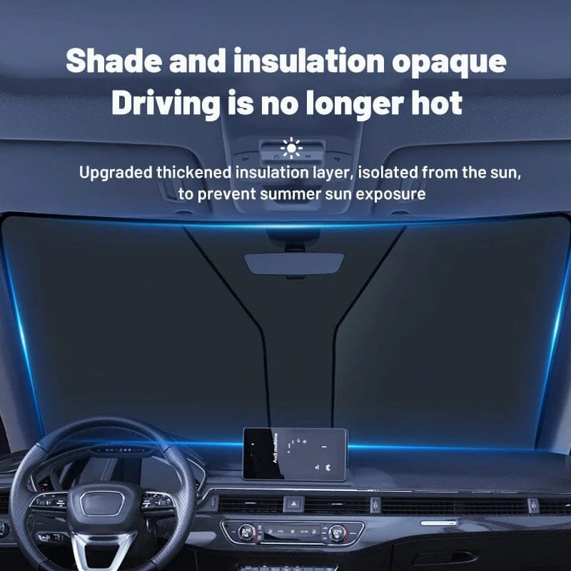 Windshield Sunshade Folding Sun Visor | Stornfield