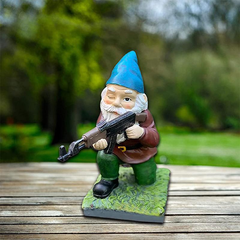 Stornfield | Nain de jardin militaire avec uniforme de camouflage