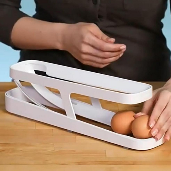 Automatic Scroll Egg Shelf Holder Storage Box | Stornfield