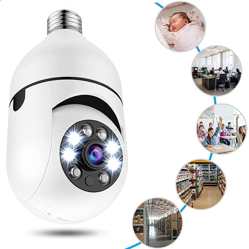 Intelligent wireless WiFi full-color camera with light bulb | Stornfield